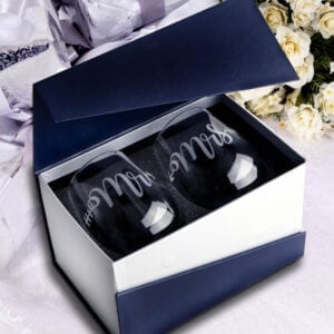 Wedding gifts background with copyspace