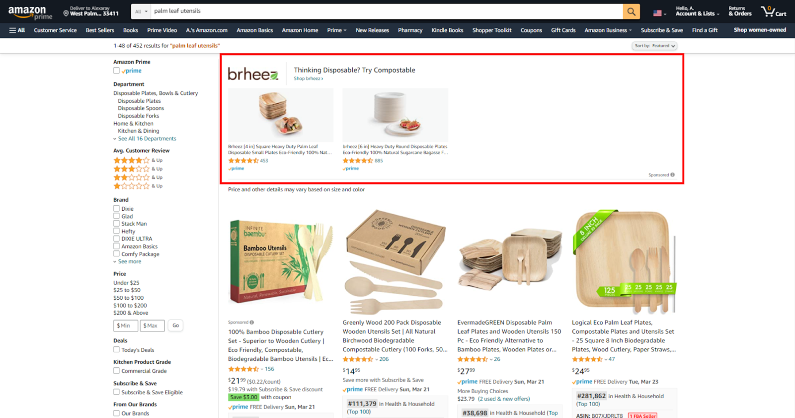 amazon storefront sponsored brands ads